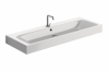 Kerasan 353481 CENTO umywalka 120X45 SOSP/z/o NOCCIOLA